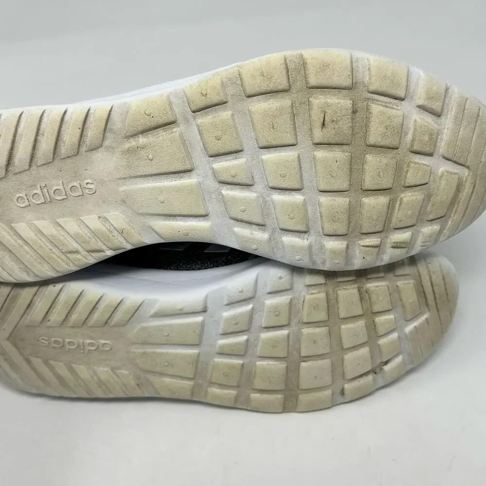Adidas QT Racer Cloudfoam Gray White Knit Sneakers Women’s 6.5